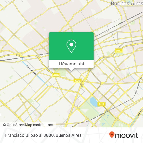 Mapa de Francisco Bilbao al 3800