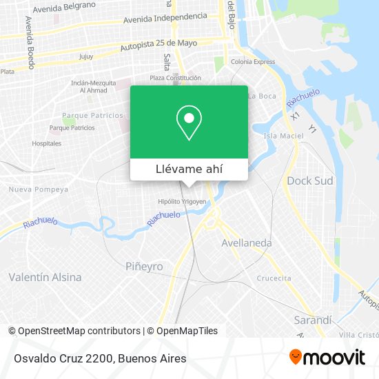 Mapa de Osvaldo Cruz 2200