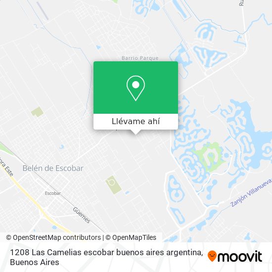 Mapa de 1208 Las Camelias  escobar  buenos aires  argentina