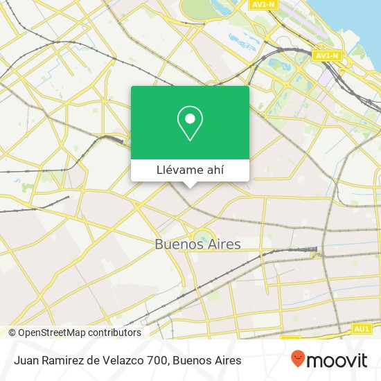 Mapa de Juan Ramirez de Velazco 700