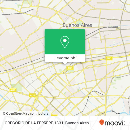 Mapa de GREGORIO DE LA FERRERE 1331