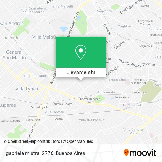 Mapa de gabriela mistral 2776