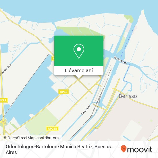 Mapa de Odontologos-Bartolome Monica Beatriz