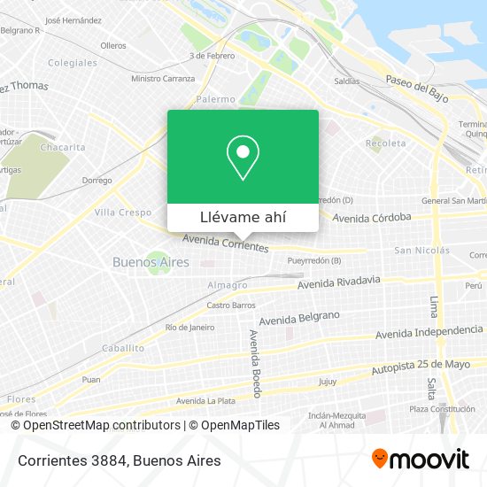 Mapa de Corrientes 3884