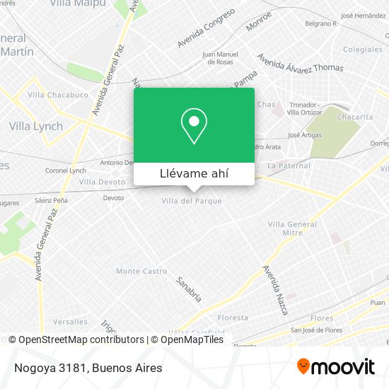 Mapa de Nogoya 3181