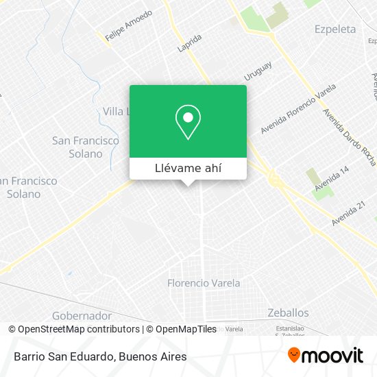 Mapa de Barrio San Eduardo