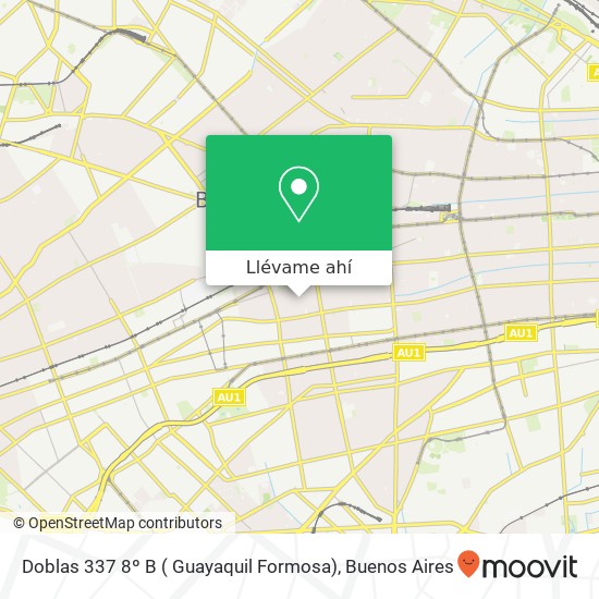 Mapa de Doblas 337 8º B ( Guayaquil   Formosa)