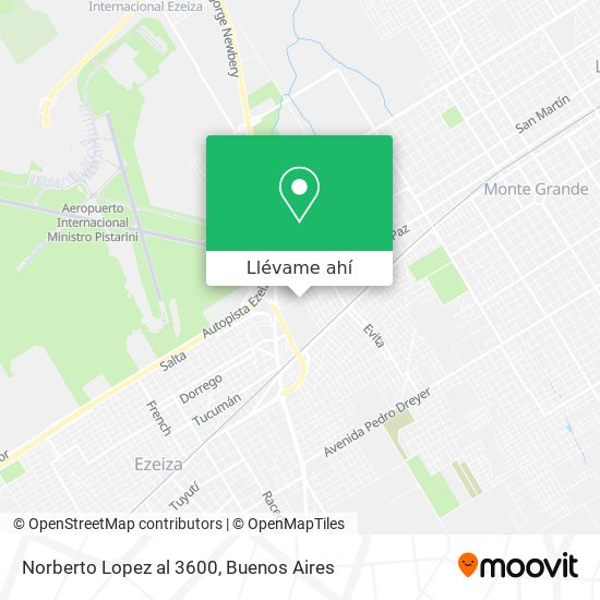 Mapa de Norberto Lopez al 3600