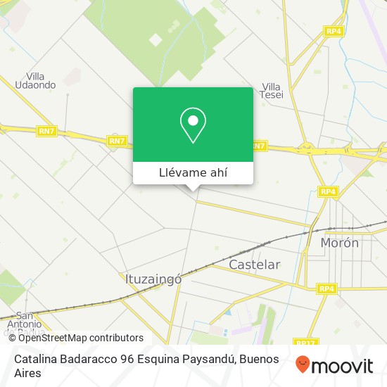 Mapa de Catalina Badaracco 96 Esquina Paysandú