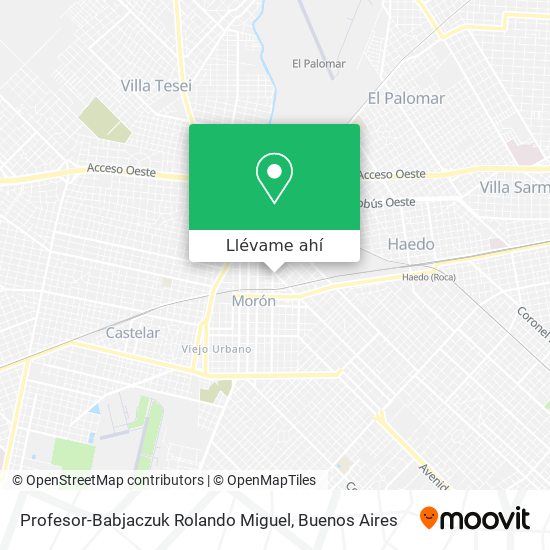 Mapa de Profesor-Babjaczuk Rolando Miguel