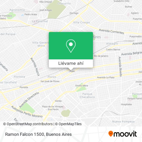 Mapa de Ramon Falcon 1500