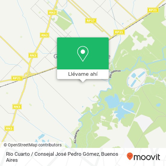 Mapa de Río Cuarto / Consejal José Pedro Gómez