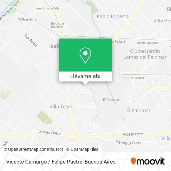 Mapa de Vicente Camargo / Felipe Pastre