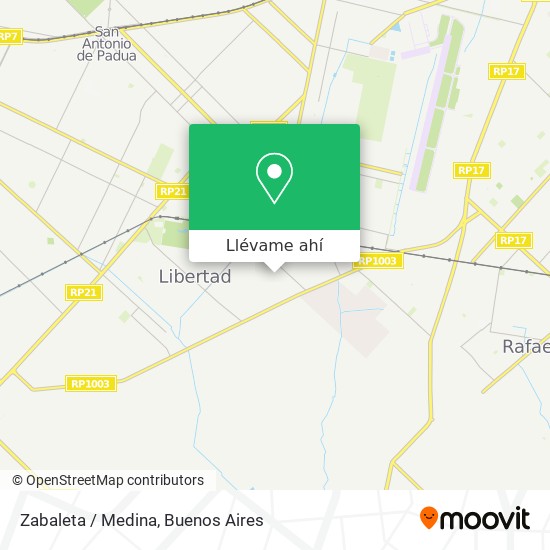 Mapa de Zabaleta / Medina