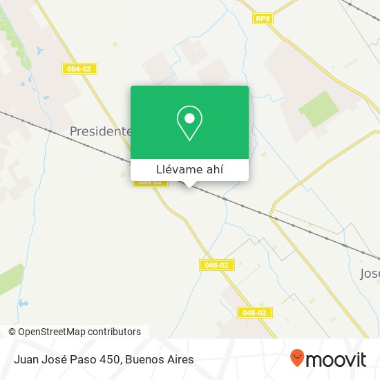 Mapa de Juan José Paso 450