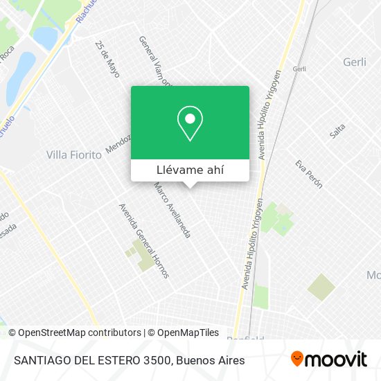 Mapa de SANTIAGO DEL ESTERO 3500