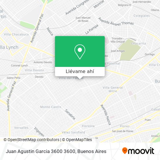 Mapa de Juan Agustin Garcia 3600 3600