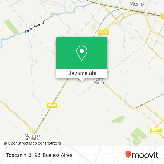 Mapa de Toscanini 3196
