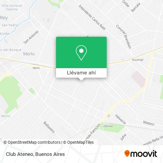 Mapa de Club Ateneo