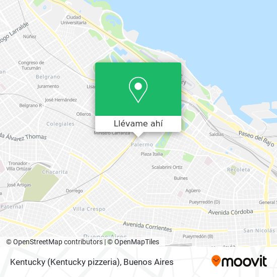 Mapa de Kentucky (Kentucky pizzeria)