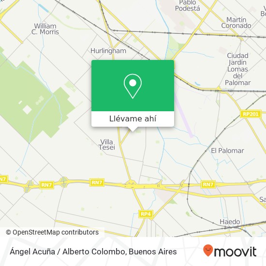 Mapa de Ángel Acuña / Alberto Colombo