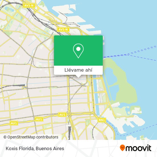 Mapa de Koxis Florida