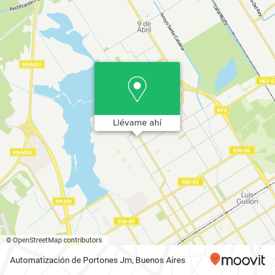 Mapa de Automatización de Portones Jm