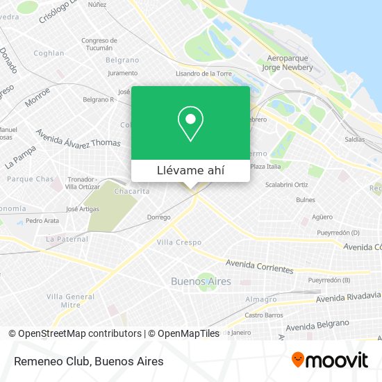 Cómo llegar a Remeneo Club en Distrito Federal en Colectivo, Tren o Subte?