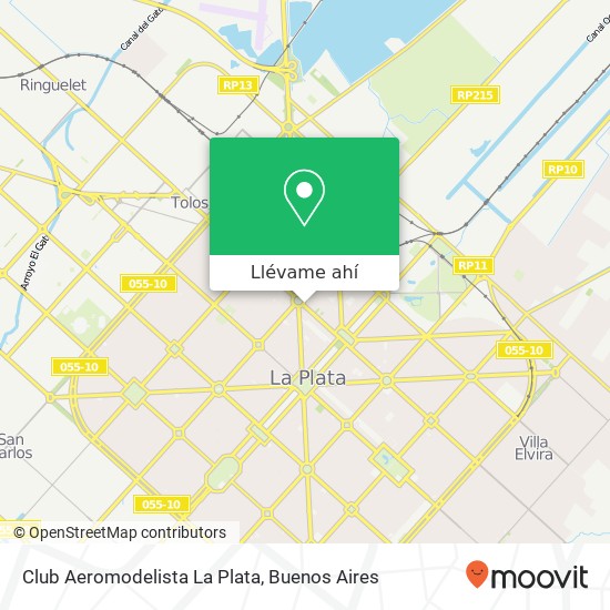 Mapa de Club Aeromodelista La Plata