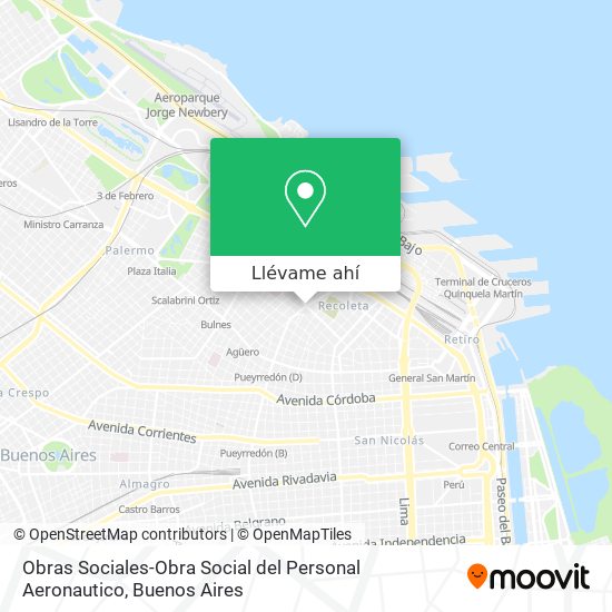 Mapa de Obras Sociales-Obra Social del Personal Aeronautico