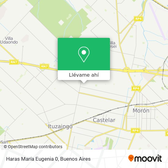 Mapa de Haras María Eugenia 0
