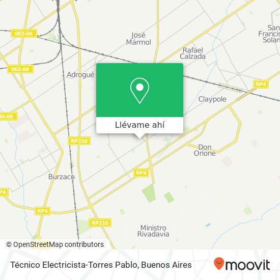 Mapa de Técnico Electricista-Torres Pablo