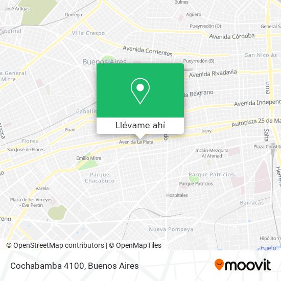 Mapa de Cochabamba 4100