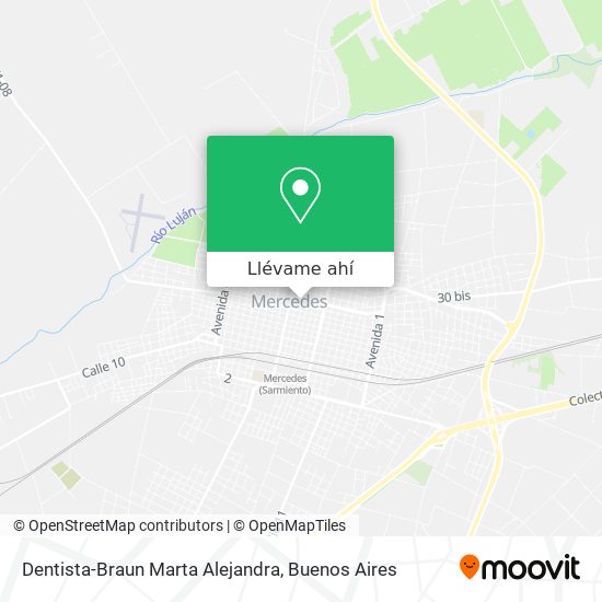 Mapa de Dentista-Braun Marta Alejandra