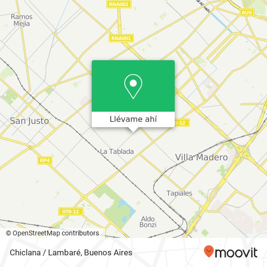 Mapa de Chiclana / Lambaré