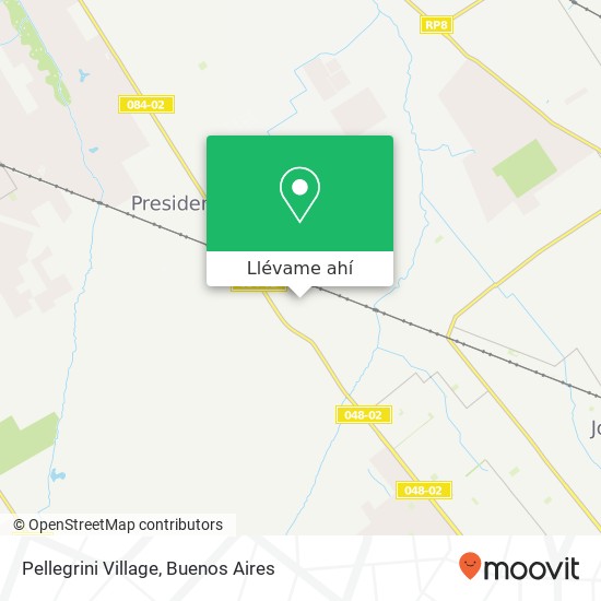 Mapa de Pellegrini Village