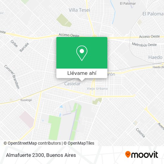 Mapa de Almafuerte 2300