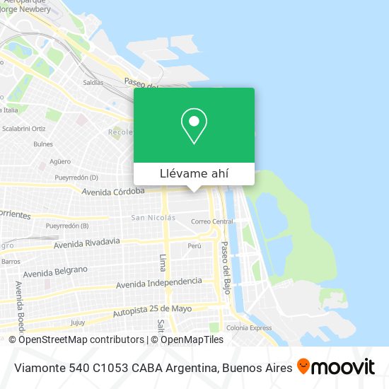 Mapa de Viamonte 540  C1053 CABA  Argentina