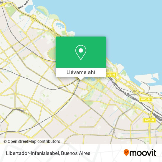Mapa de Libertador-Infaniaisabel