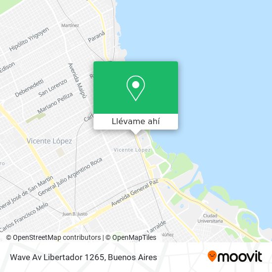 Mapa de Wave Av  Libertador 1265