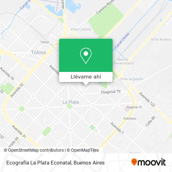 Mapa de Ecografía La Plata Econatal