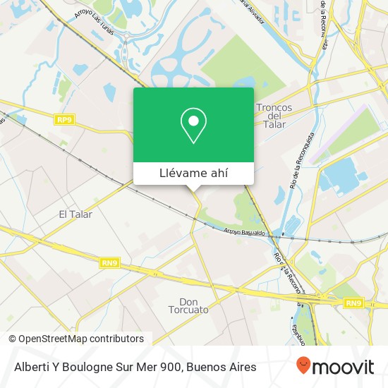 Mapa de Alberti Y Boulogne Sur Mer 900