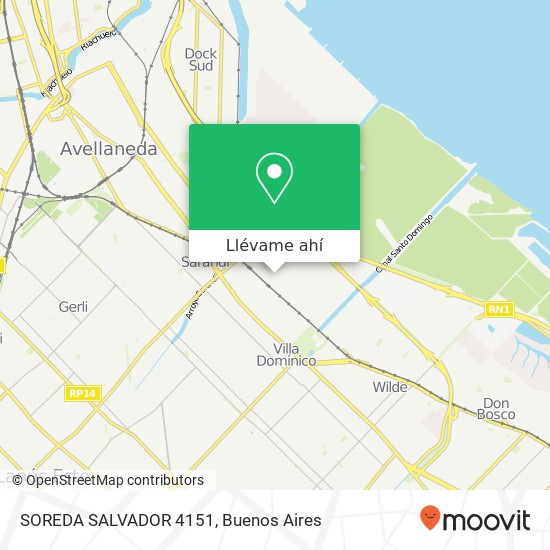Mapa de SOREDA  SALVADOR 4151