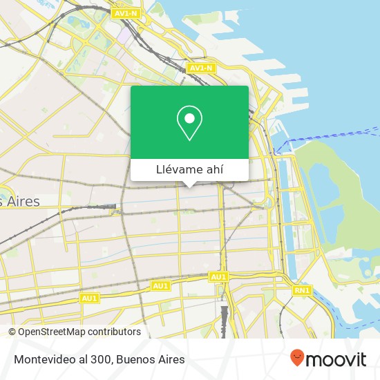 Mapa de Montevideo  al 300