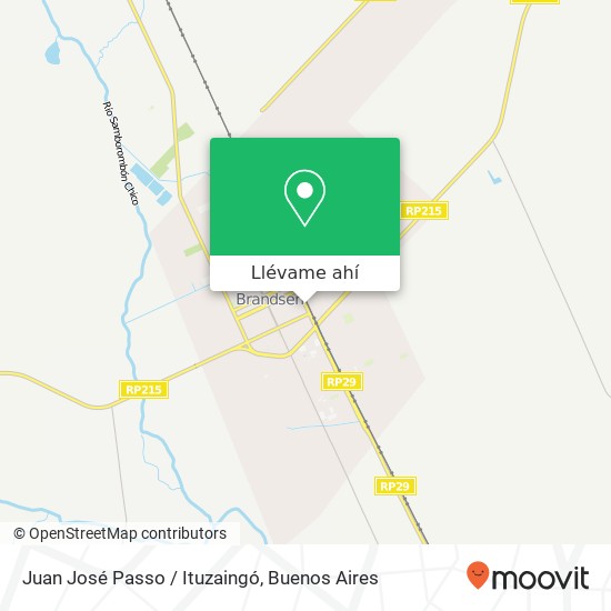 Mapa de Juan José Passo / Ituzaingó