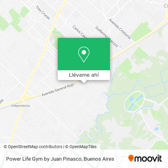 Mapa de Power Life Gym by Juan Pinasco