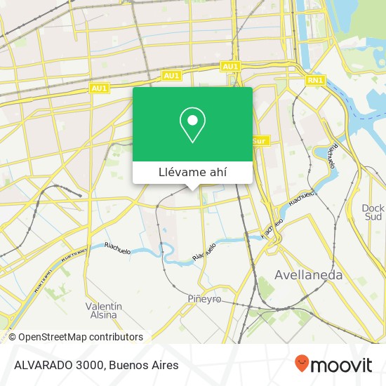 Mapa de ALVARADO 3000