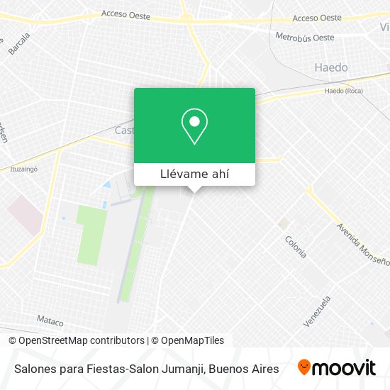 Mapa de Salones para Fiestas-Salon Jumanji
