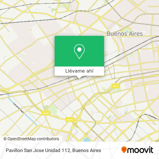 Mapa de Pavillon San Jose   Unidad 112