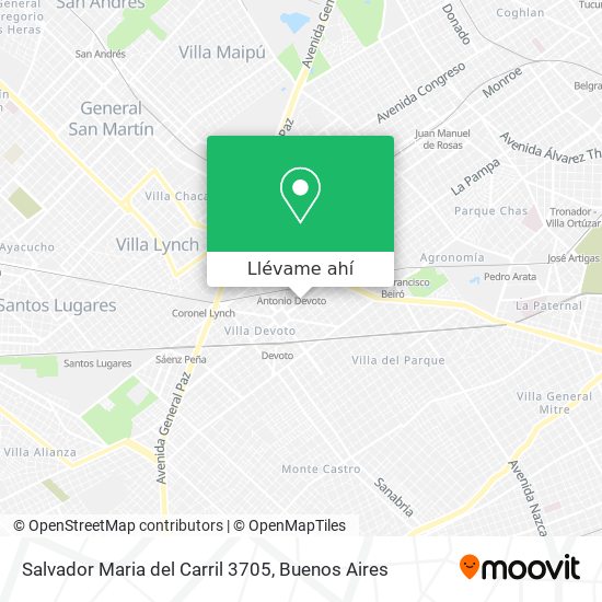 Mapa de Salvador Maria del Carril 3705